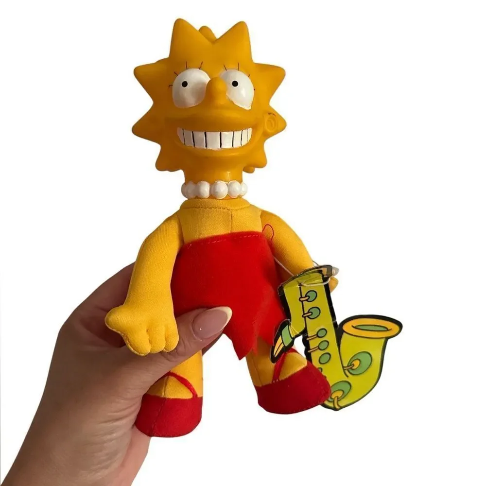 VTG. 1990 THE SIMPSON FAMILY DOLLS COMPLETE EUC